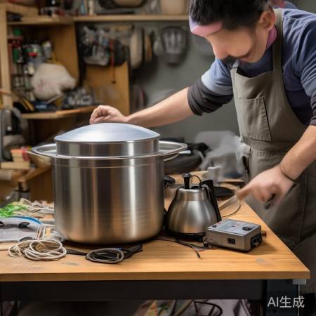 自制蒸汽消毒柜:容器、电水壶、