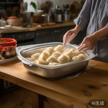 保鲜膜包饺子不妥,袋盒更安全。