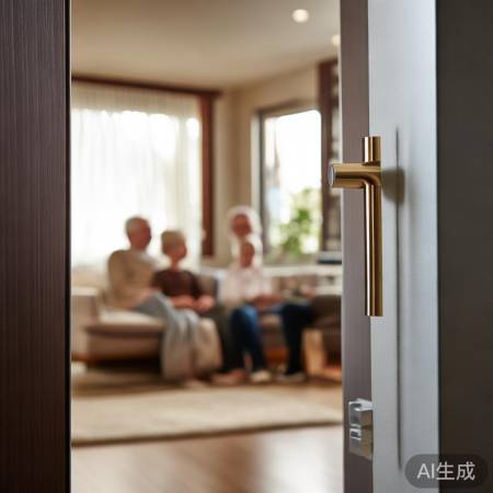 “新型静音防盗门，呵护家人安宁