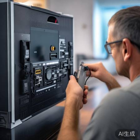 设备与电视连接失败，检查接口匹