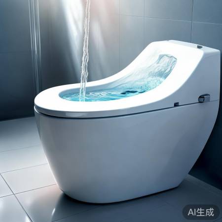 “速冲节水，智能马桶优”