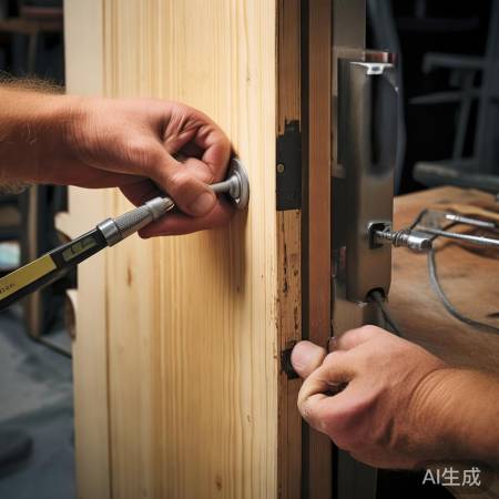 确保锁体安装牢固,防松动。