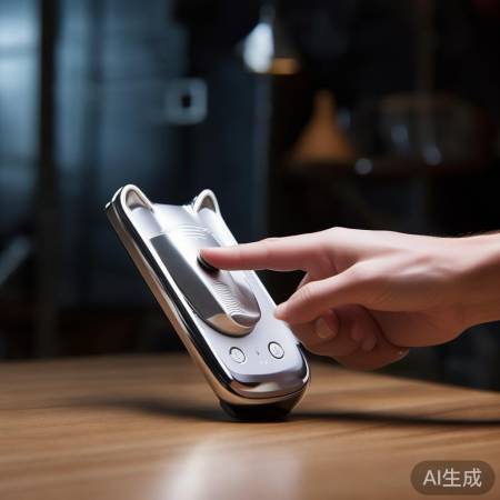 录入指纹，猫锁提示，轻滑清晰指