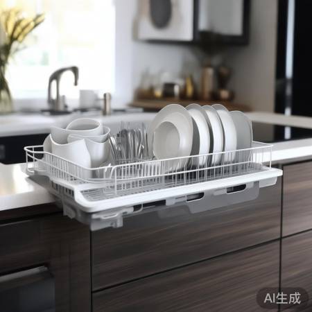 碗架设计合理，空间利用高，餐具