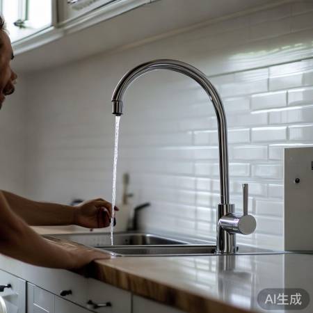 水龙头角度调整，洗衣机放水提速