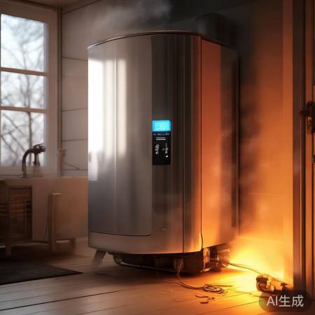 壁挂炉运行异常，检查故障。