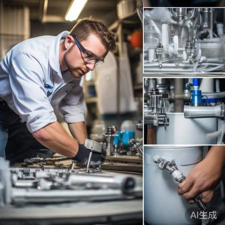 水管安装，接口连接检查