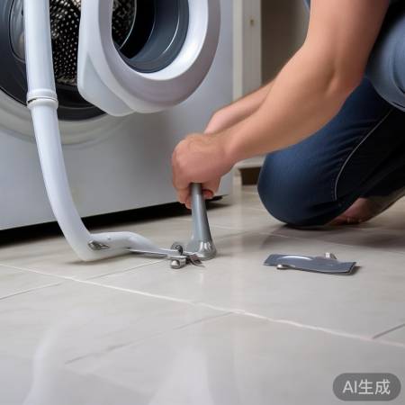 洗衣机底松螺丝，注意卡扣。