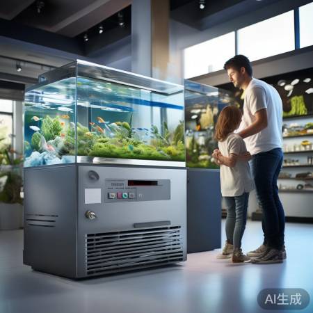 新型空气能热泵，智能鱼缸管理系