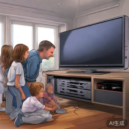 电视无信号，检查天线插紧与否。