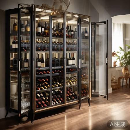 红酒柜搭配,彰显家居风格。