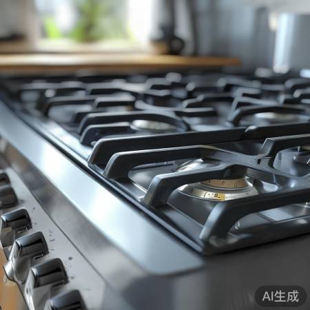燃气灶易清洁,炉头防积碳耐久