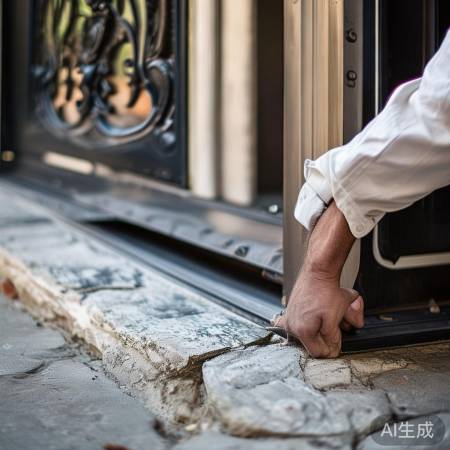 美心门师傅技艺精湛,安装完美无