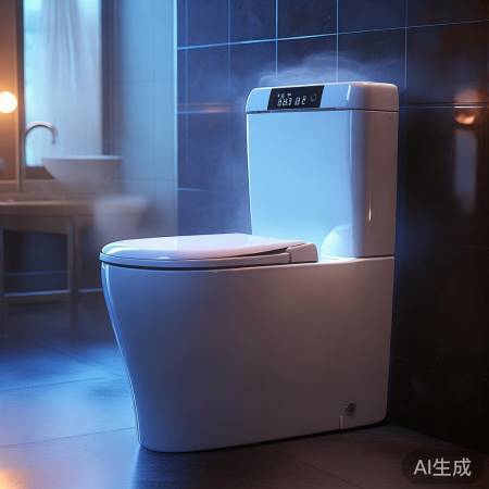 检查智能马桶水温,确保温度适宜