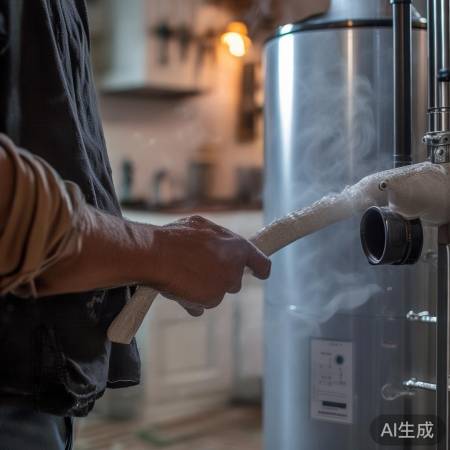 热水龙头温度高,说明书查接口。