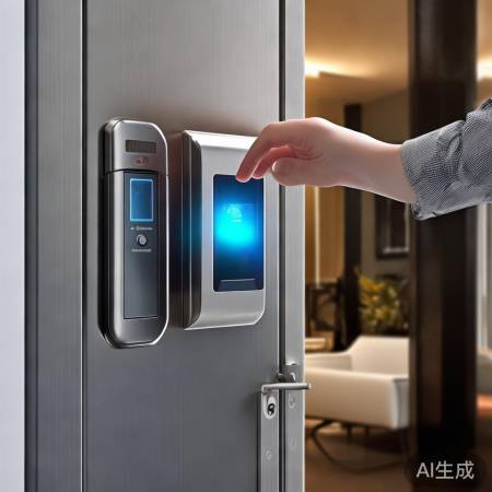 活体指纹防盗门，安全报警两不误
