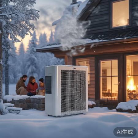 暖冬湿度控，空气能热泵高效行
