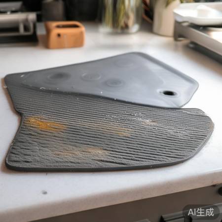 冰箱门垫:橡胶与塑料,清洁有选