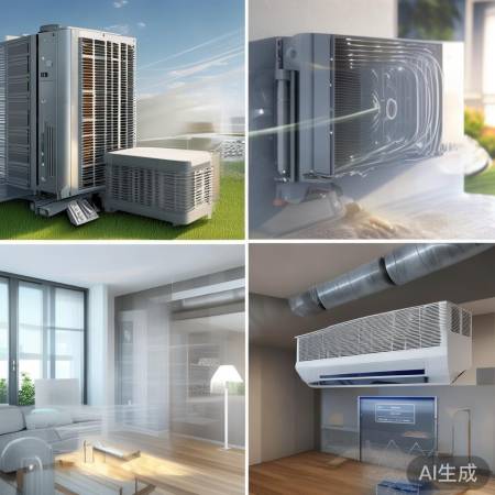 中央空调,室外机送冷暖,风管调