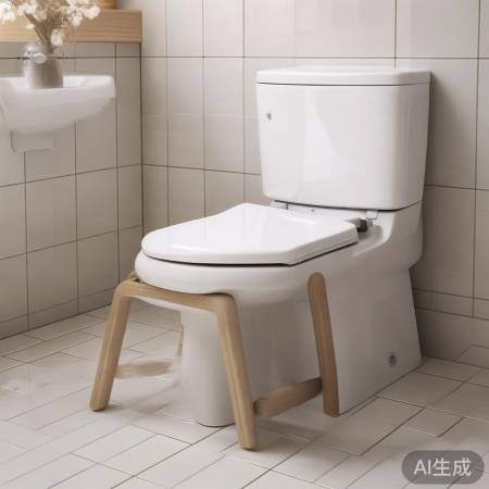 智能马桶脚凳，侧放或墙挂，省空