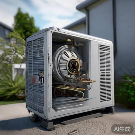 外机噪音大,电机故障,速修!