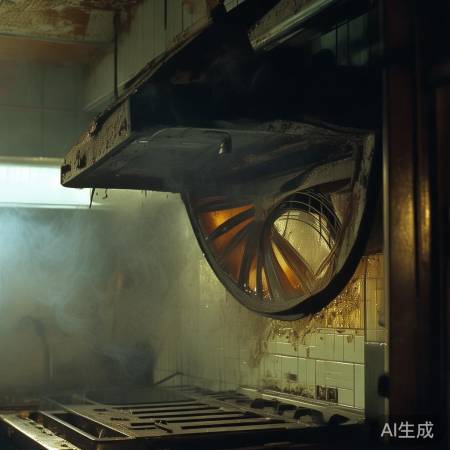 油烟机叶轮变形，吸力减弱难除油