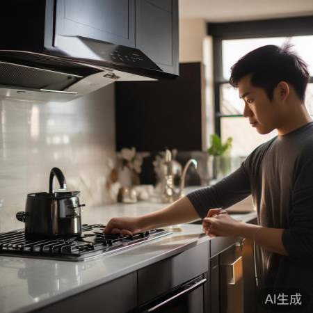 检查风量,升级集成灶或油烟机。