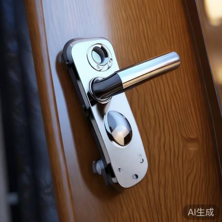 智能锁颜值高,搭配装修温馨。