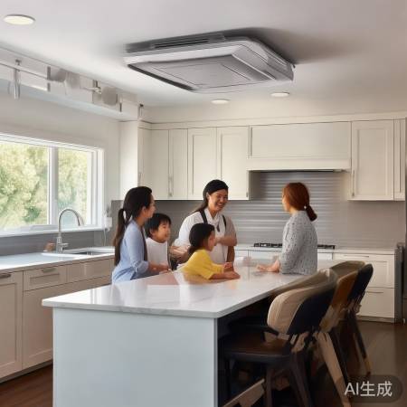 “法狮龙吊顶空调，时尚厨房新风