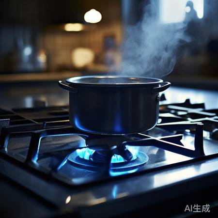 燃气灶干烧易爆炸，注意安全关火