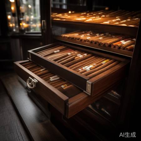 避光存放红酒柜，护雪茄香气。