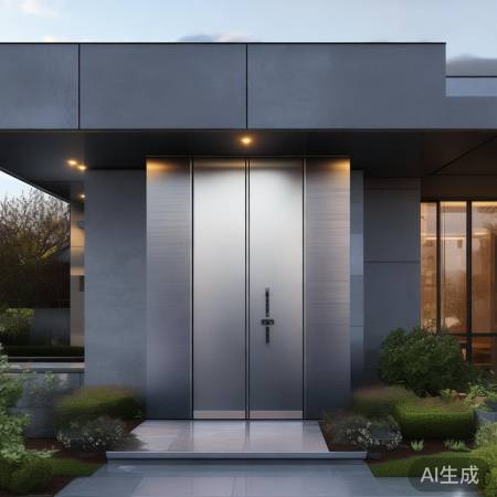 “防盗门与楼顶一体,安全又时尚