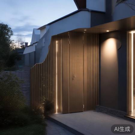 防盗门楼顶融合,提升私密安全。