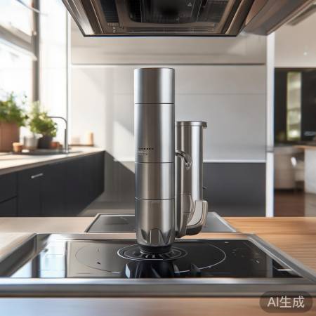 智能集成灶烟筒易拆，型号不同操