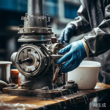 清洁循环泵,温水洗洁精擦拭。