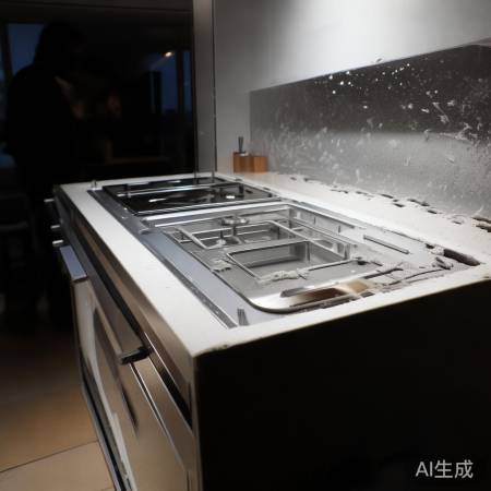 集成灶安装不规范，易噪音。