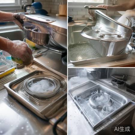 副灶清洗晾干步骤