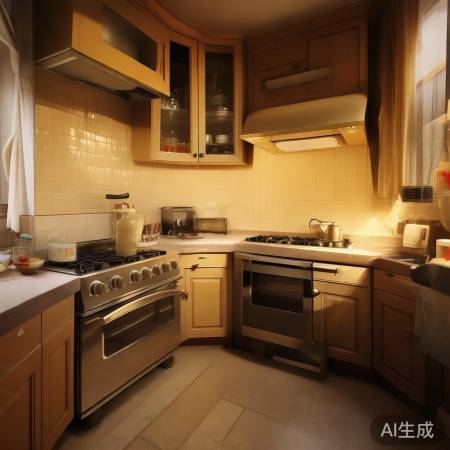 厨房布局，黄金三角，合理利用空