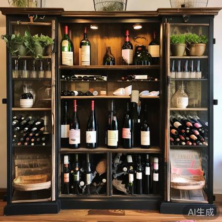 红酒柜变家居艺术品