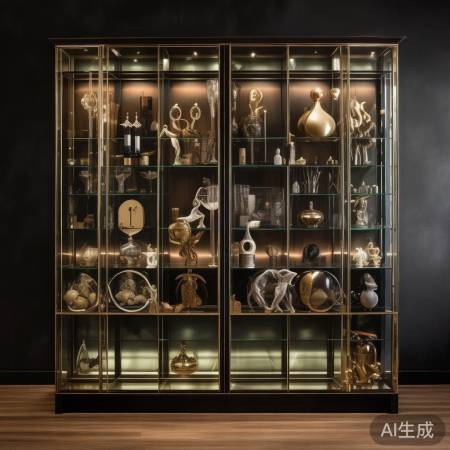 红酒柜装饰层次分明