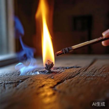 燃烧三要素：可燃物、火源、空气