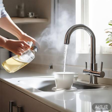 白醋溶解热水器水垢