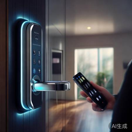 晨星智能锁,手机开锁,科幻体验