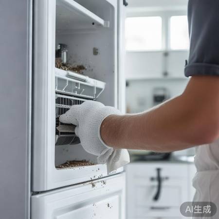 检查冰箱冷凝器清洁