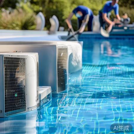 泳池空气能热泵，定期维护保水质