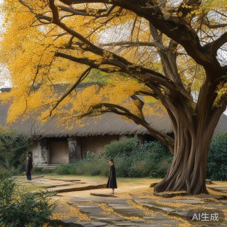 杜甫草堂遗址银杏树