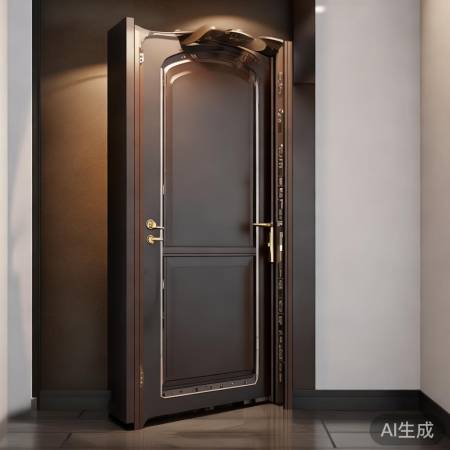 高端防盗门：隔音防火美。