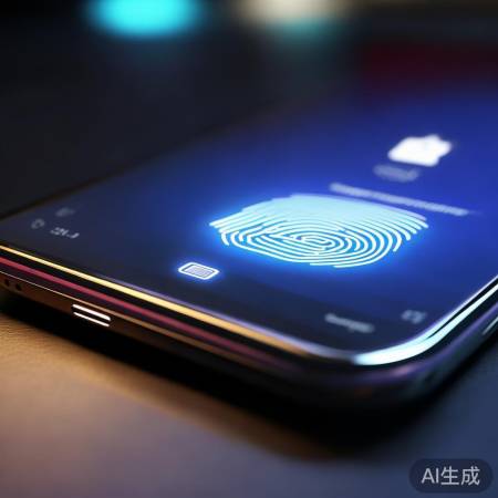 指纹解锁测试中