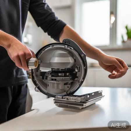 油烟机电机壳拆卸方法