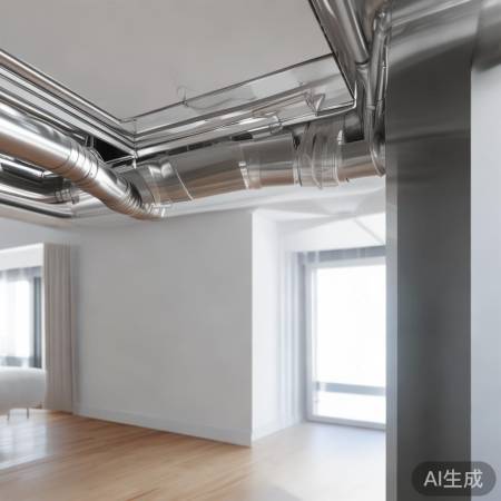 现代简约不锈钢风管